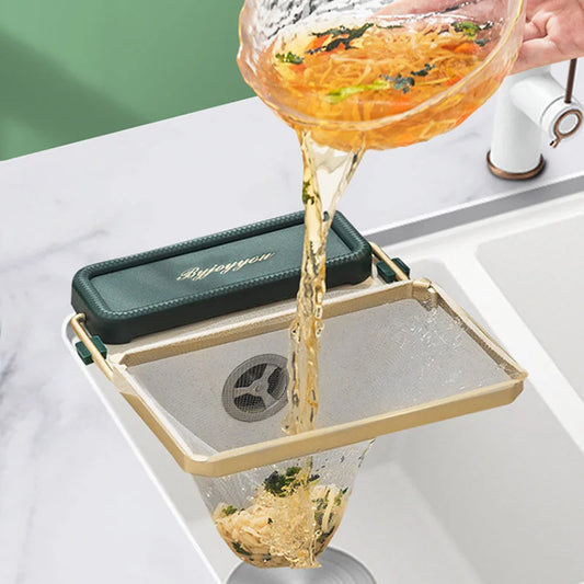 Kitchen Sink Strainer Rack | Nooit meer last van etensresten met de blote hand pakken!